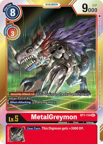 MetalGreymon [BT1-114] [Release Special Booster Ver.1.0] | The Gaming-Verse