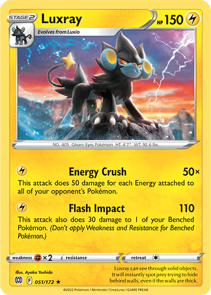 Luxray (051/172) [Sword & Shield: Brilliant Stars] | The Gaming-Verse