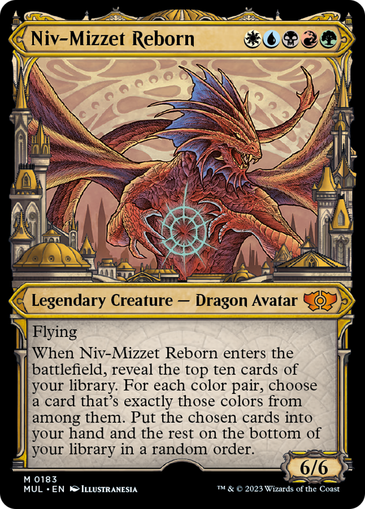 Niv-Mizzet Reborn (Halo Foil) [Multiverse Legends] | The Gaming-Verse