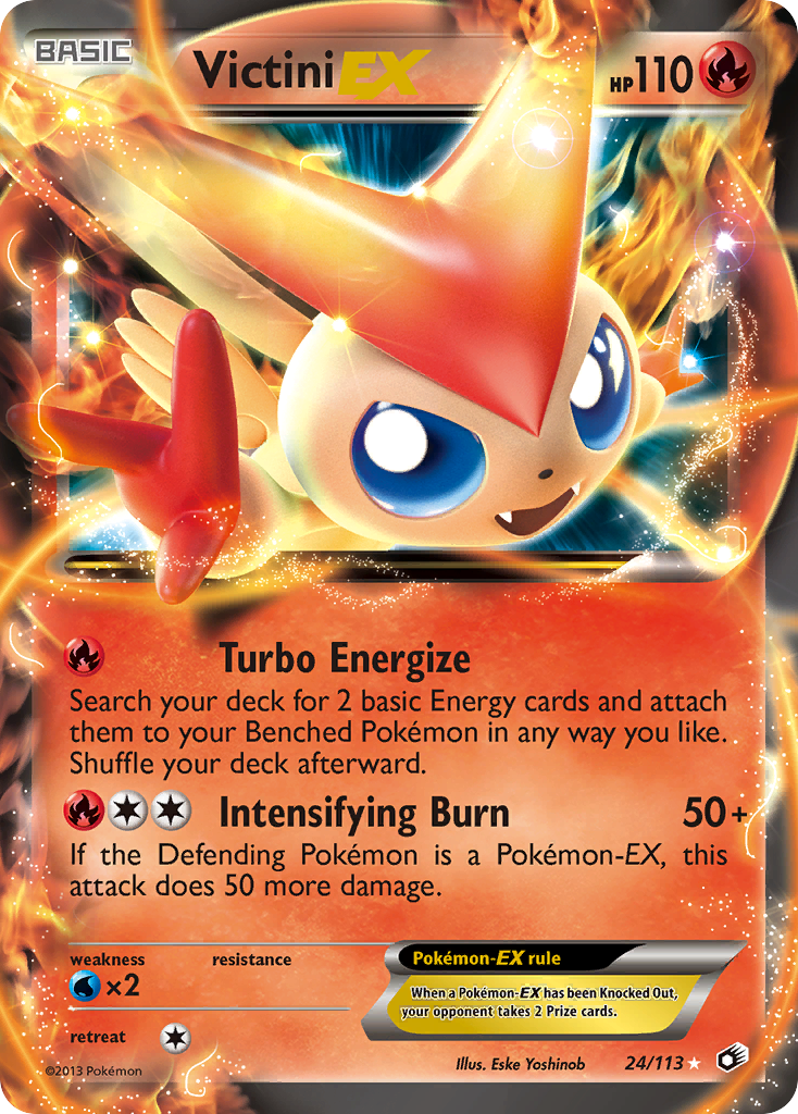 Victini EX (24/113) [Black & White: Legendary Treasures] | The Gaming-Verse