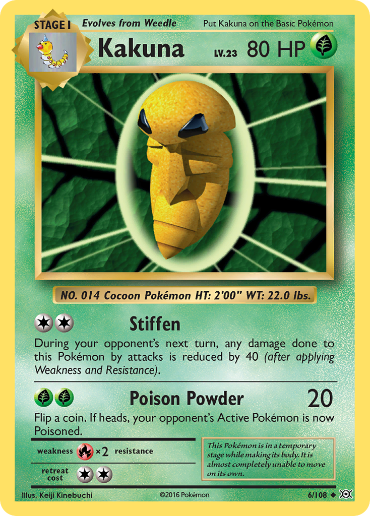 Kakuna (6/108) [XY: Evolutions] | The Gaming-Verse