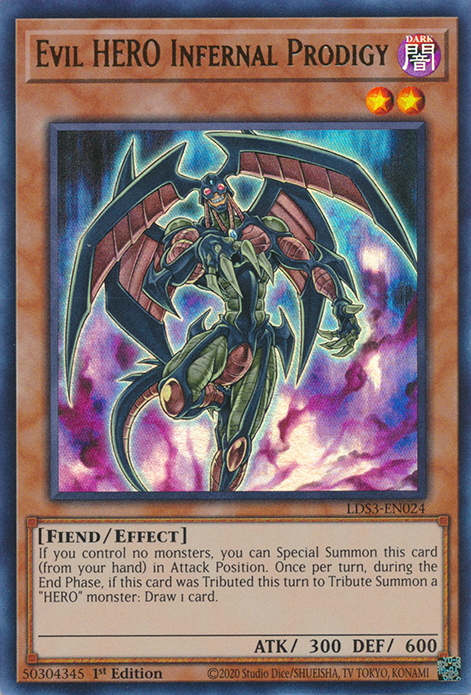 Evil HERO Infernal Prodigy [LDS3-EN024] Ultra Rare | The Gaming-Verse