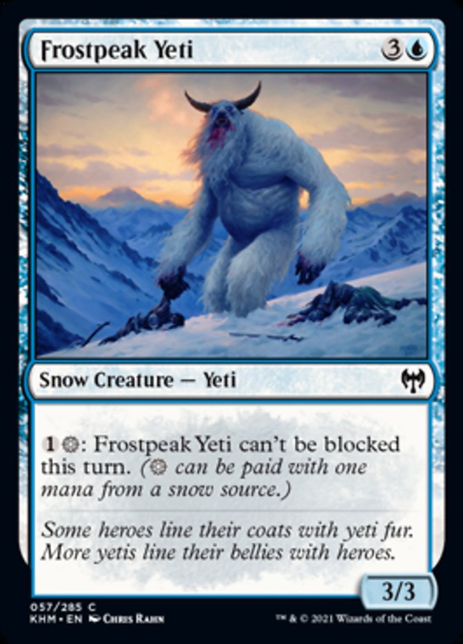 Frostpeak Yeti [Kaldheim] | The Gaming-Verse