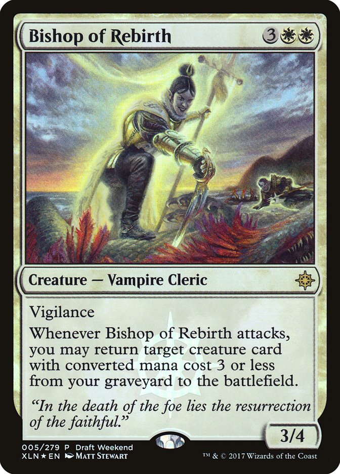 Bishop of Rebirth (Draft Weekend) [Ixalan Promos] | The Gaming-Verse