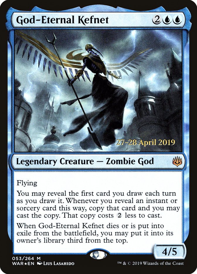 God-Eternal Kefnet  [War of the Spark Prerelease Promos] | The Gaming-Verse