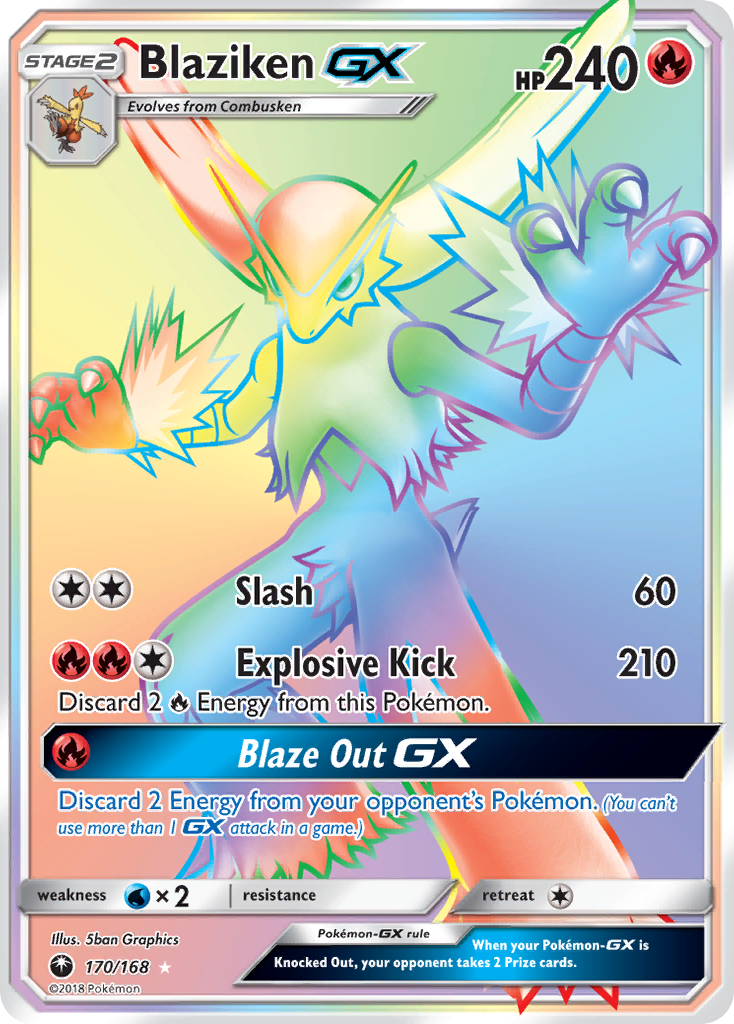 Blaziken GX (170/168) [Sun & Moon: Celestial Storm] | The Gaming-Verse