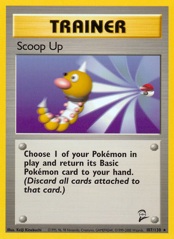 Scoop Up (107/130) [Base Set 2] | The Gaming-Verse