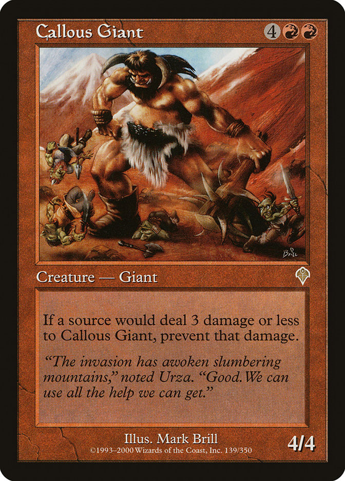 Callous Giant [Invasion] | The Gaming-Verse