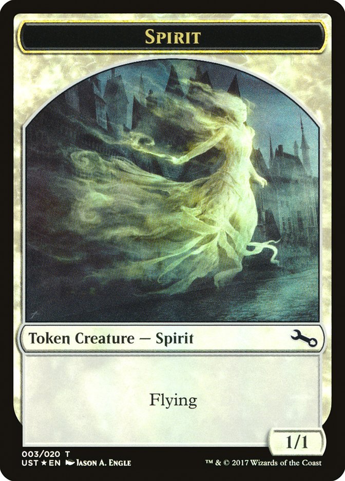 Spirit // Spirit [Unstable Tokens] | The Gaming-Verse