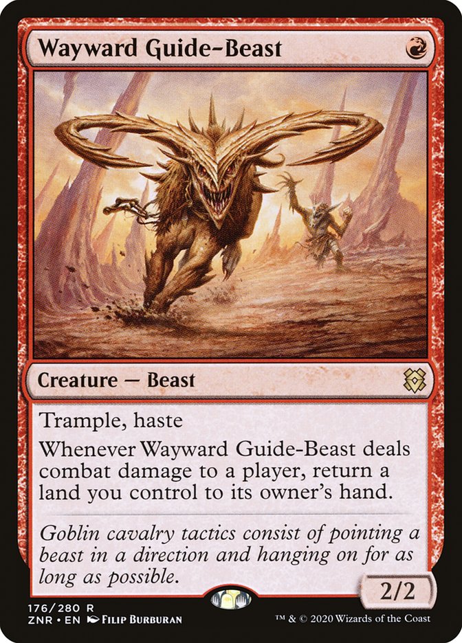 Wayward Guide-Beast [Zendikar Rising] | The Gaming-Verse