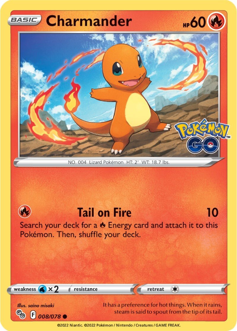 Charmander (008/078) [Pokémon GO] | The Gaming-Verse