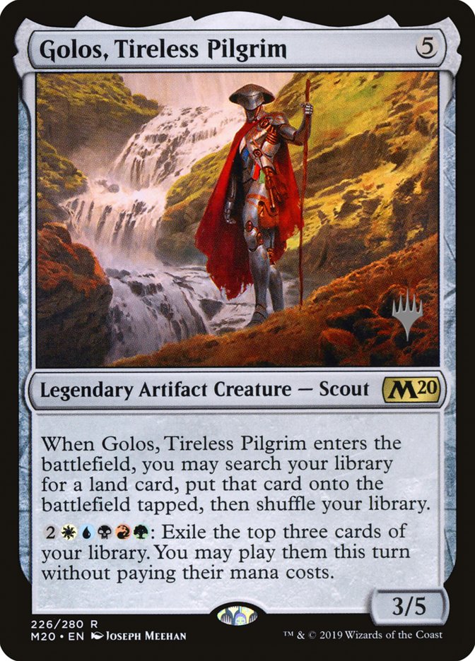 Golos, Tireless Pilgrim (Promo Pack) [Core Set 2020 Promos] | The Gaming-Verse