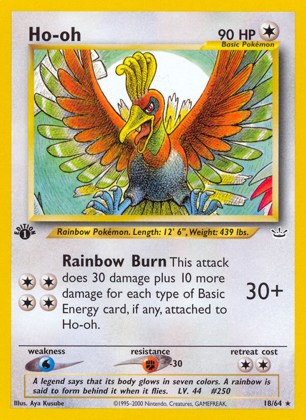 Ho-oh (18/64) [Neo Revelation 1st Edition] | The Gaming-Verse