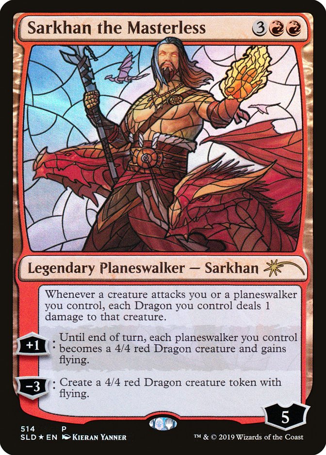 Sarkhan the Masterless (Stained Glass) [Secret Lair Drop Promos] | The Gaming-Verse