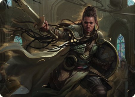 Shanna, Purifying Blade Art Card 1 [Dominaria United Art Series] | The Gaming-Verse