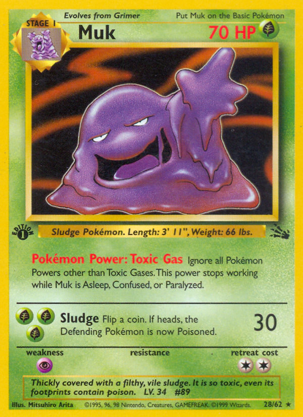 Muk (28/62) [Fossil 1st Edition] | The Gaming-Verse