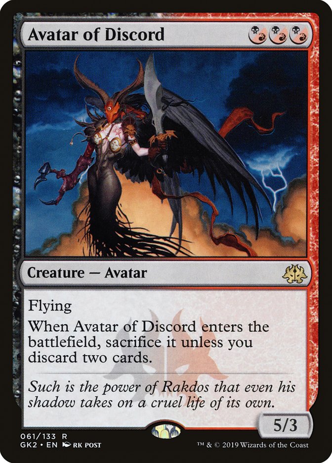 Avatar of Discord [Ravnica Allegiance Guild Kit] | The Gaming-Verse