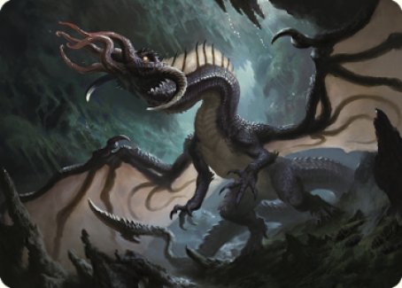 Brainstealer Dragon Art Card [Commander Legends: Battle for Baldur's Gate Art Series] | The Gaming-Verse