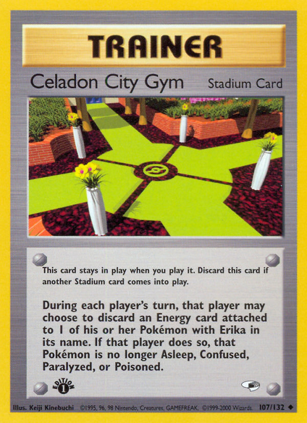 Celadon City Gym (107/132) [Gym Heroes 1st Edition] | The Gaming-Verse