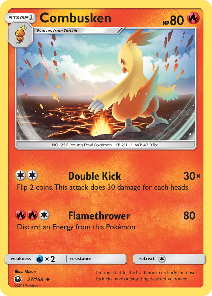 Combusken (27/168) [Sun & Moon: Celestial Storm] | The Gaming-Verse