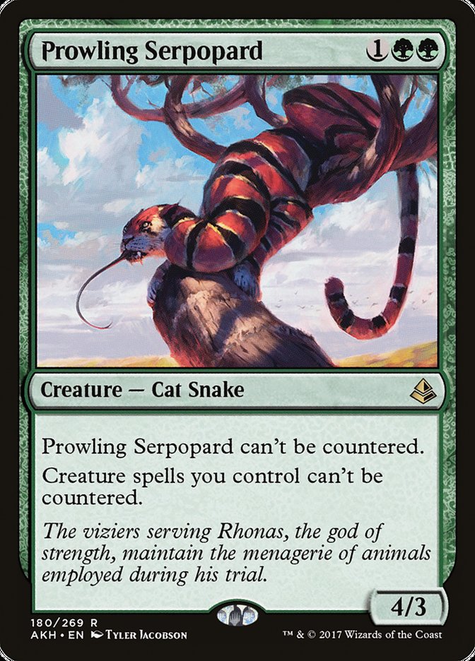 Prowling Serpopard [Amonkhet] | The Gaming-Verse