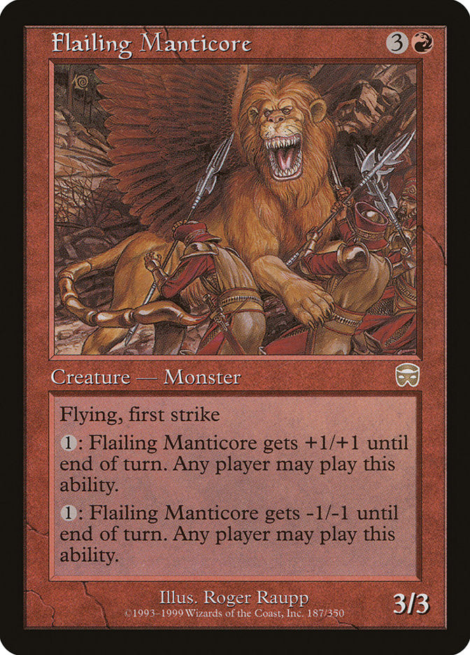 Flailing Manticore [Mercadian Masques] | The Gaming-Verse