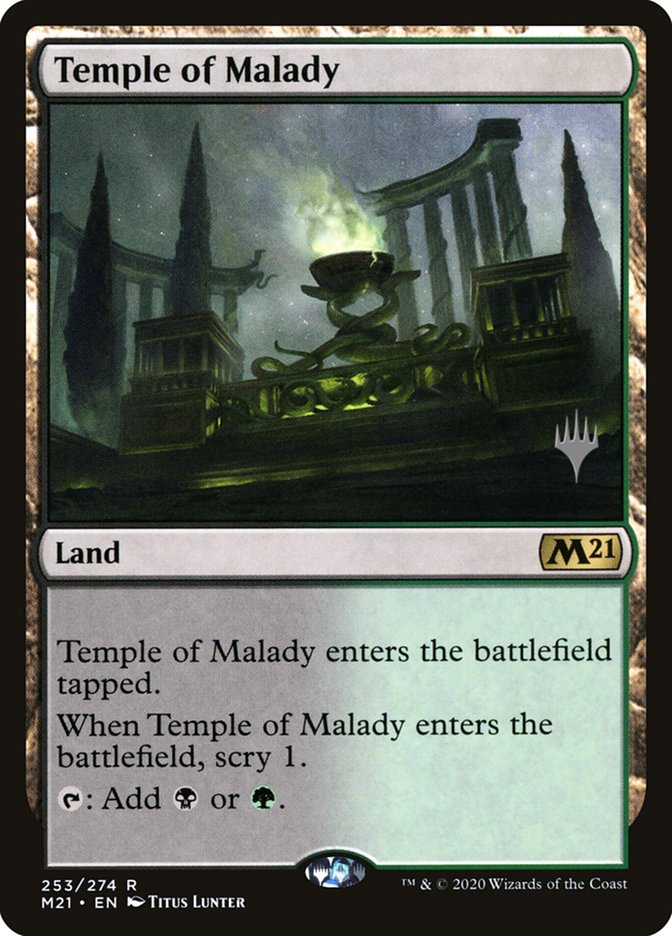 Temple of Malady (Promo Pack) [Core Set 2021 Promos] | The Gaming-Verse