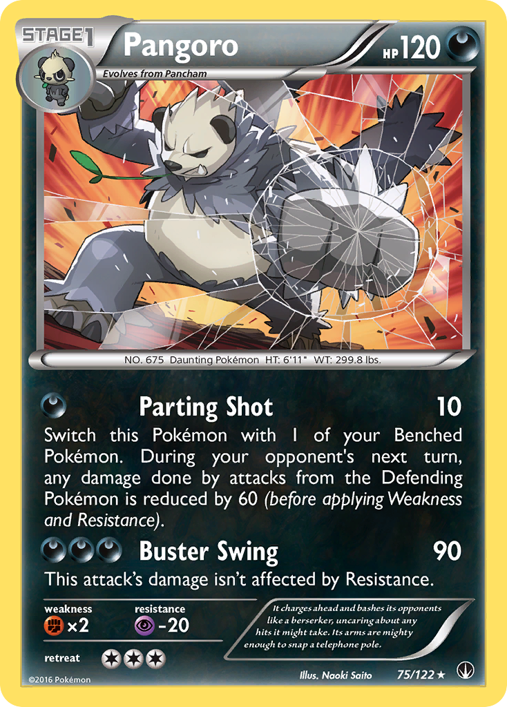 Pangoro (75/122) [XY: BREAKpoint] | The Gaming-Verse