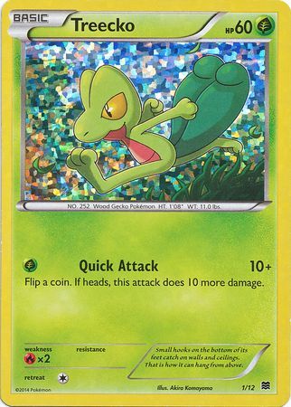 Treecko (1/12) [McDonald's Promos: 2015 Collection] | The Gaming-Verse