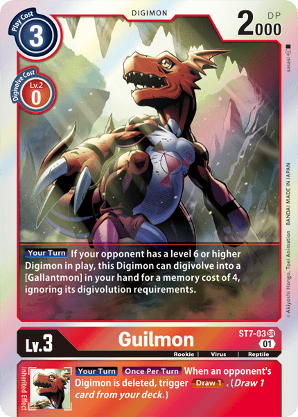 Guilmon [ST7-03] [Starter Deck: Gallantmon] | The Gaming-Verse