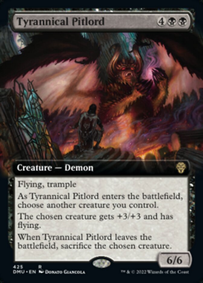 Tyrannical Pitlord (Extended Art) [Dominaria United] | The Gaming-Verse