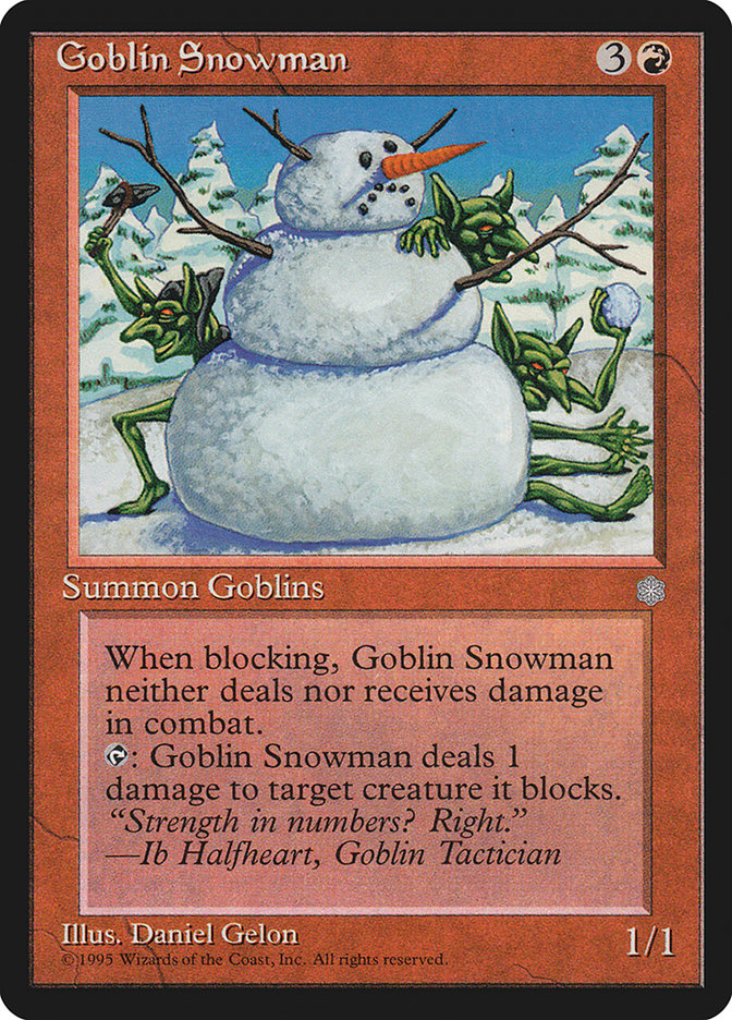 Goblin Snowman [Ice Age] | The Gaming-Verse