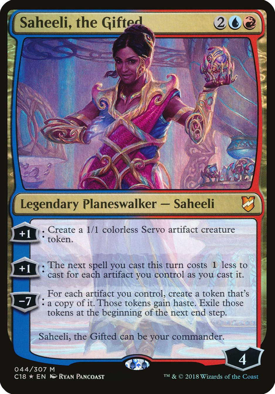 Saheeli, the Gifted (Commander 2018) [Commander 2018 Oversized] | The Gaming-Verse