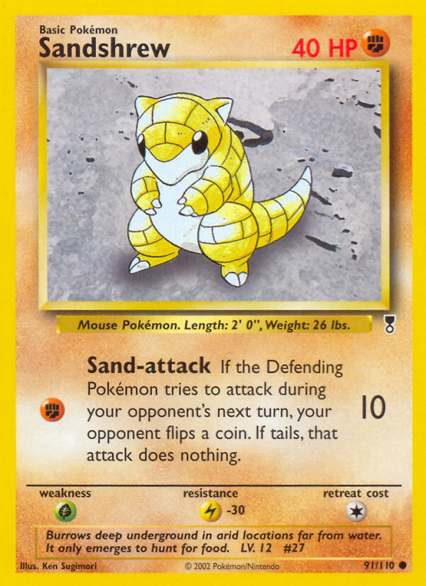 Sandshrew (91/110) [Legendary Collection] | The Gaming-Verse