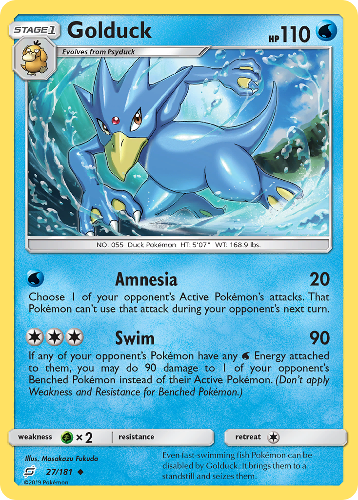 Golduck (27/181) [Sun & Moon: Team Up] | The Gaming-Verse