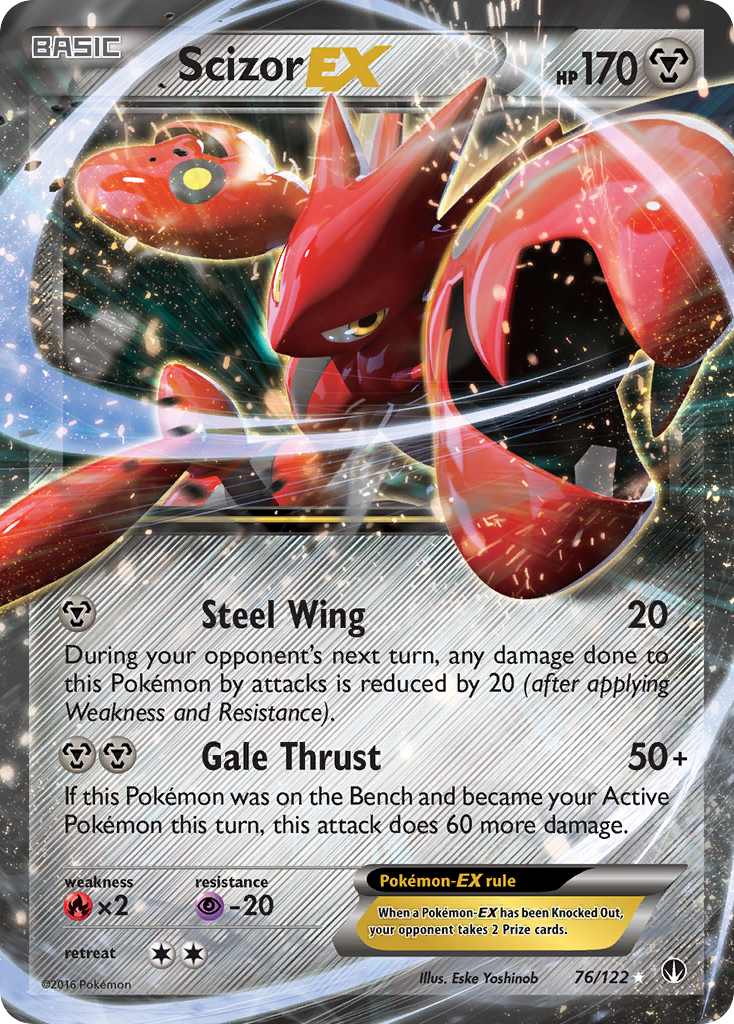 Scizor EX (76/122) [XY: BREAKpoint] | The Gaming-Verse