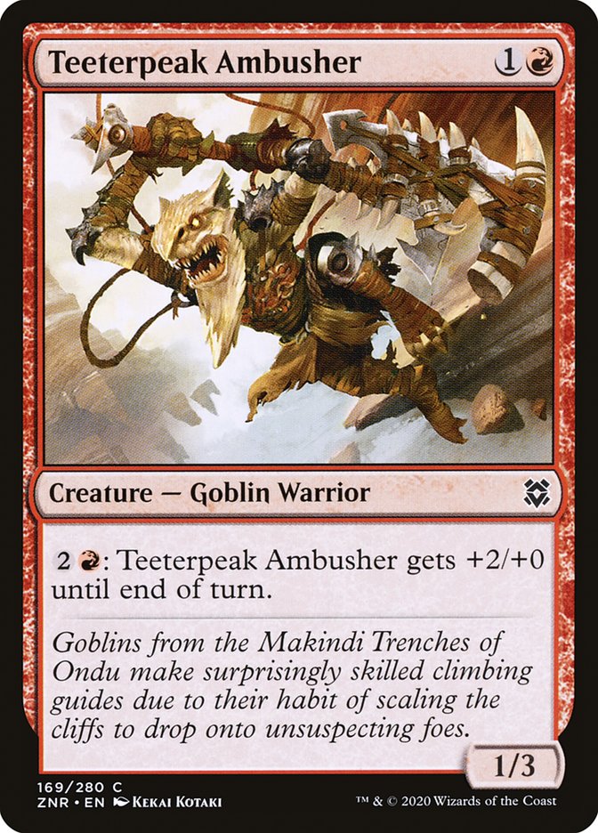 Teeterpeak Ambusher [Zendikar Rising] | The Gaming-Verse