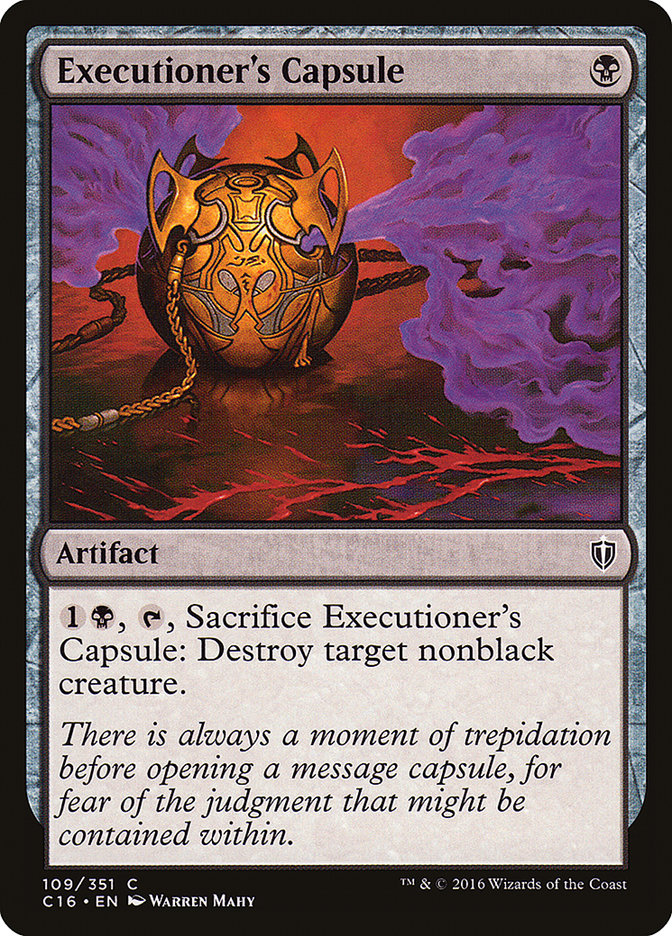 Executioner's Capsule [Commander 2016] | The Gaming-Verse