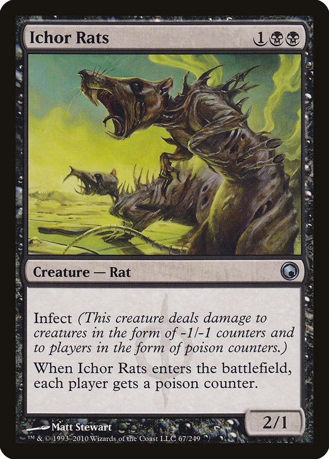 Ichor Rats [Scars of Mirrodin] | The Gaming-Verse