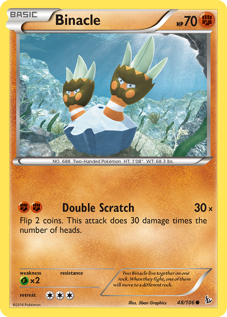 Binacle (48/106) [XY: Flashfire] | The Gaming-Verse