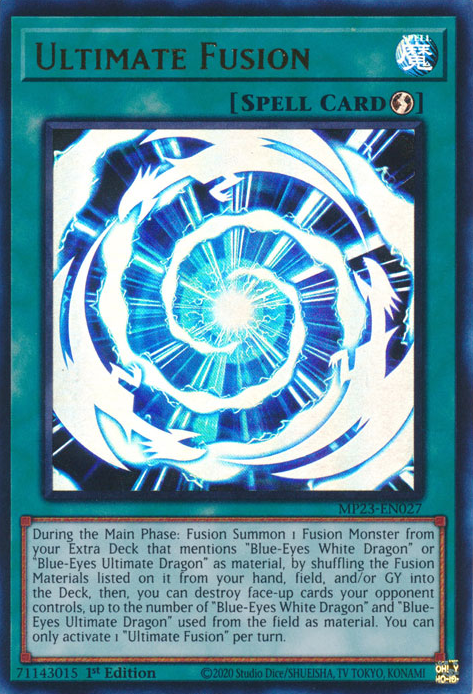 Ultimate Fusion [MP23-EN027] Ultra Rare | The Gaming-Verse