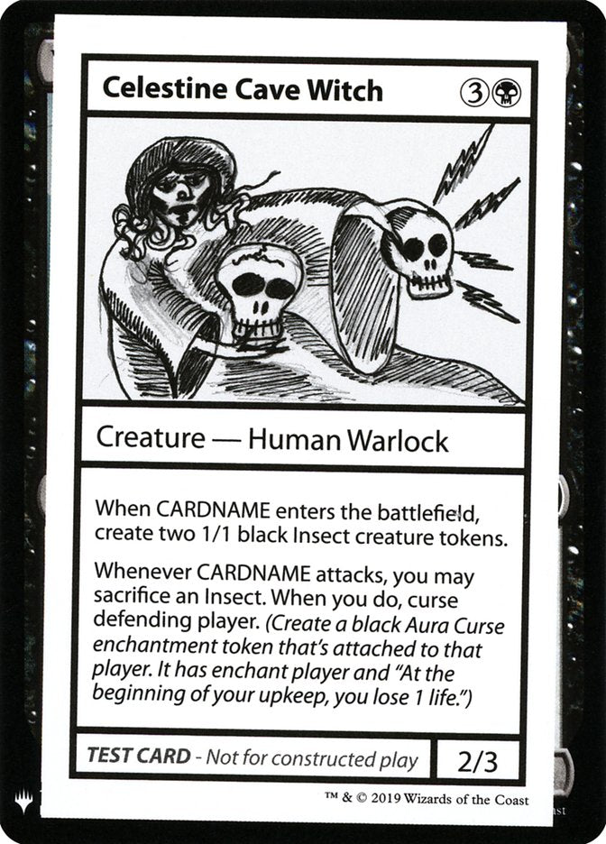 Celestine Cave Witch [Mystery Booster Playtest Cards] | The Gaming-Verse