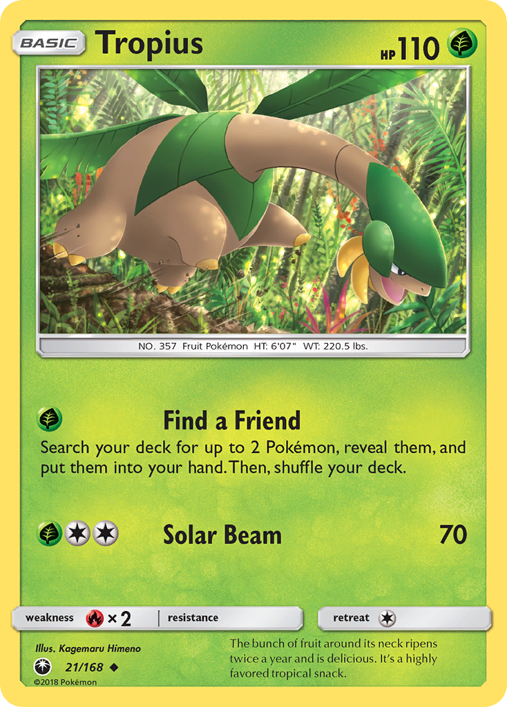 Tropius (21/168) [Sun & Moon: Celestial Storm] | The Gaming-Verse