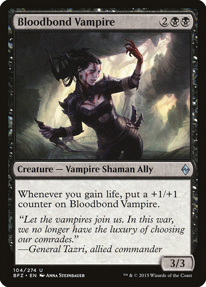 Bloodbond Vampire [Battle for Zendikar] | The Gaming-Verse