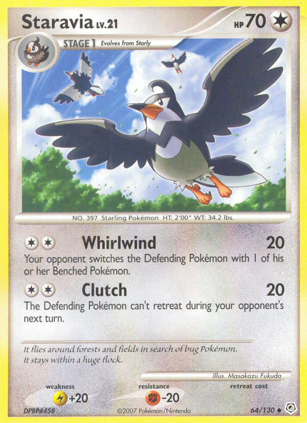 Staravia (64/130) [Diamond & Pearl: Base Set] | The Gaming-Verse