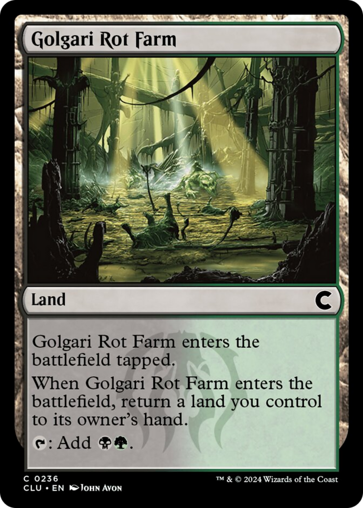 Golgari Rot Farm [Ravnica: Clue Edition] | The Gaming-Verse