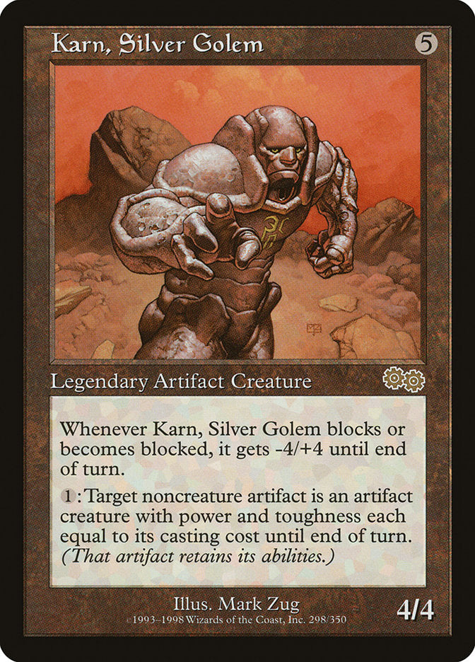 Karn, Silver Golem [Urza's Saga] | The Gaming-Verse