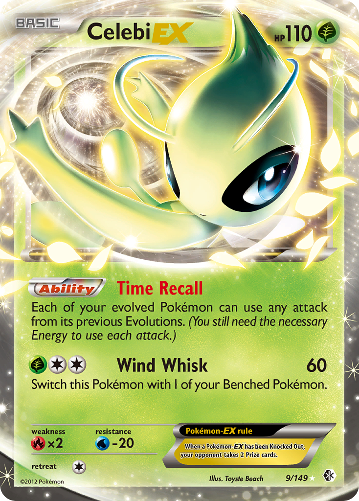 Celebi EX (9/149) [Black & White: Boundaries Crossed] | The Gaming-Verse