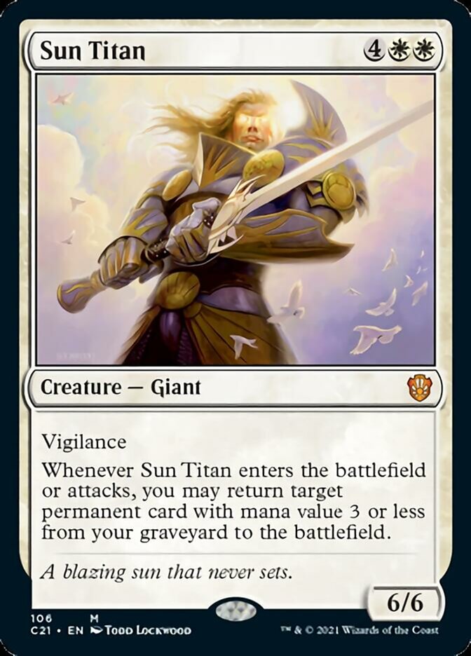 Sun Titan [Commander 2021] | The Gaming-Verse