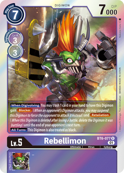 Rebellimon [BT6-077] [Double Diamond] | The Gaming-Verse